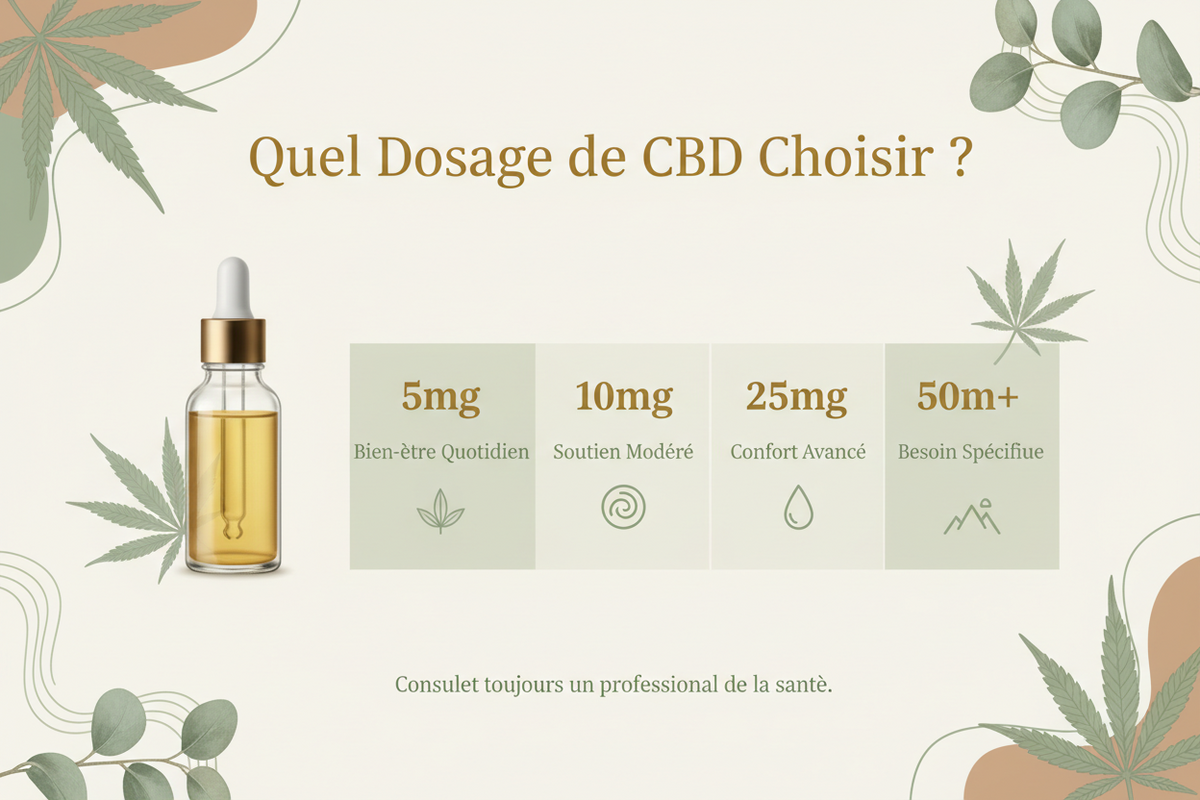 Dosage du CBD : comprendre pourquoi il n'existe pas de dose universelle