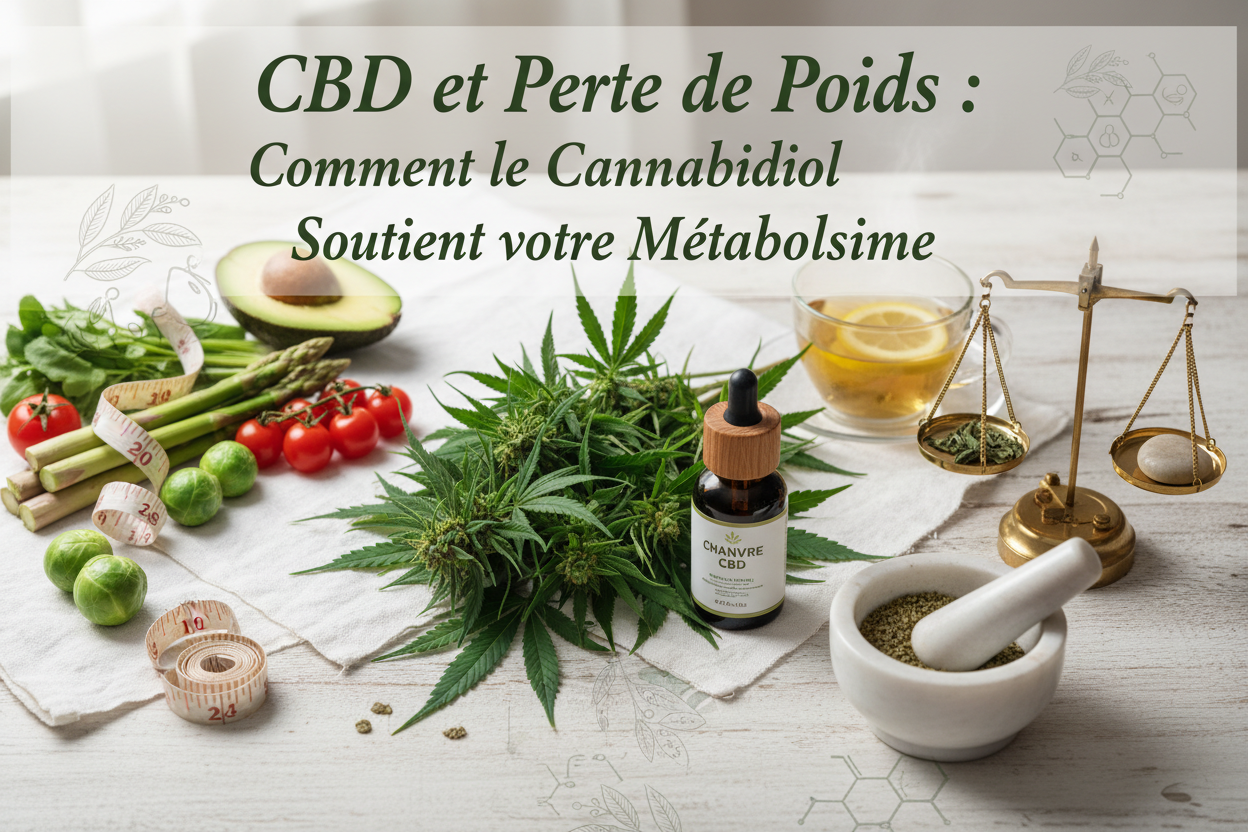 CBD, perte de poids et métabolisme : état des preuves et limites