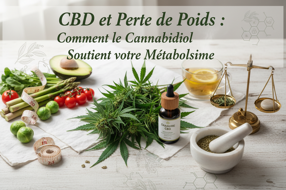 CBD, perte de poids et métabolisme : état des preuves et limites