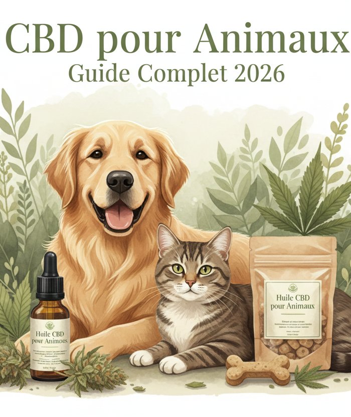 CBD pour Animaux : Guide Complet Chiens et Chats (2026)