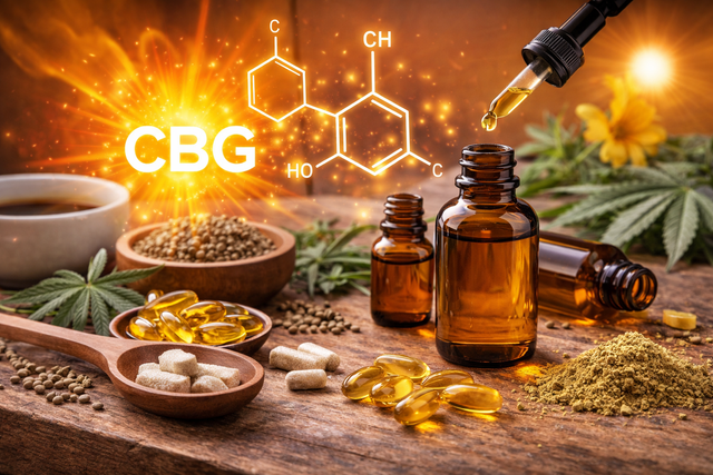 Produits CBG pour concentration et énergie effet stimulant naturel focus mental Herbeevor