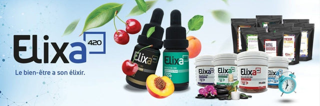 Elixa 420 : Huile, Gélules, Infusions et Patchs CBD de Haute Qualité - HerBeevor