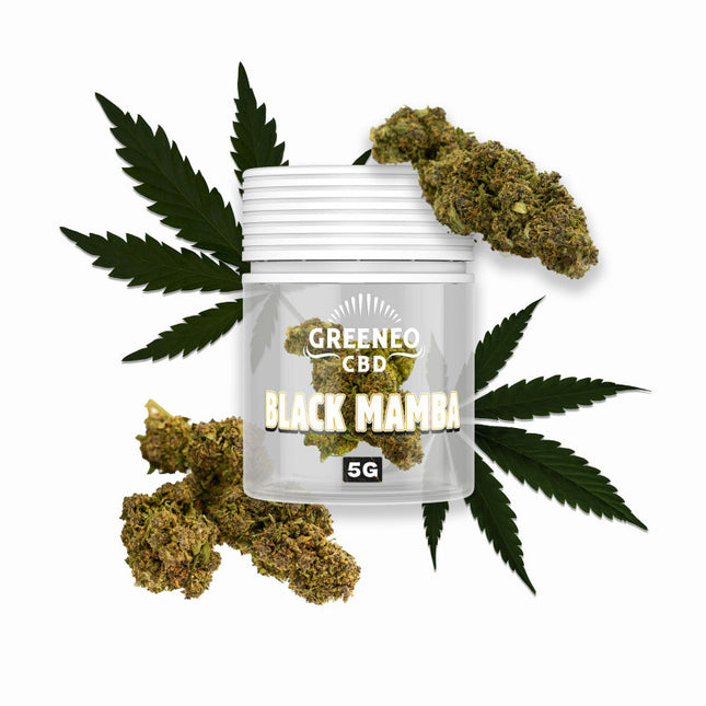 Black Mamba 11 % – Fleur CBD – Greeneo — 5 g