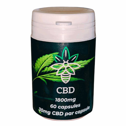 Capsules de CBD - Premium Broad - Sans THC - HerBeevor