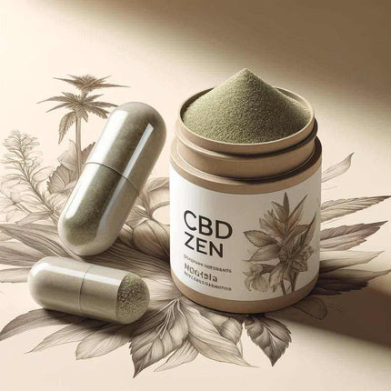 Gélules Zen CBD  - CBN, Rhodiola & Mélisse - HerBeevor