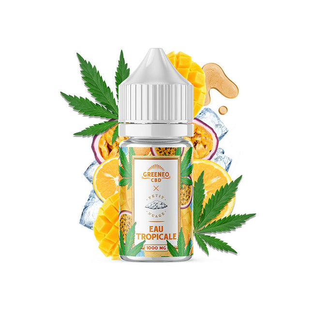 L’Eau Tropicale – E-liquide CBD 1000 mg – 30 ml – Greeneo — 1000 mg